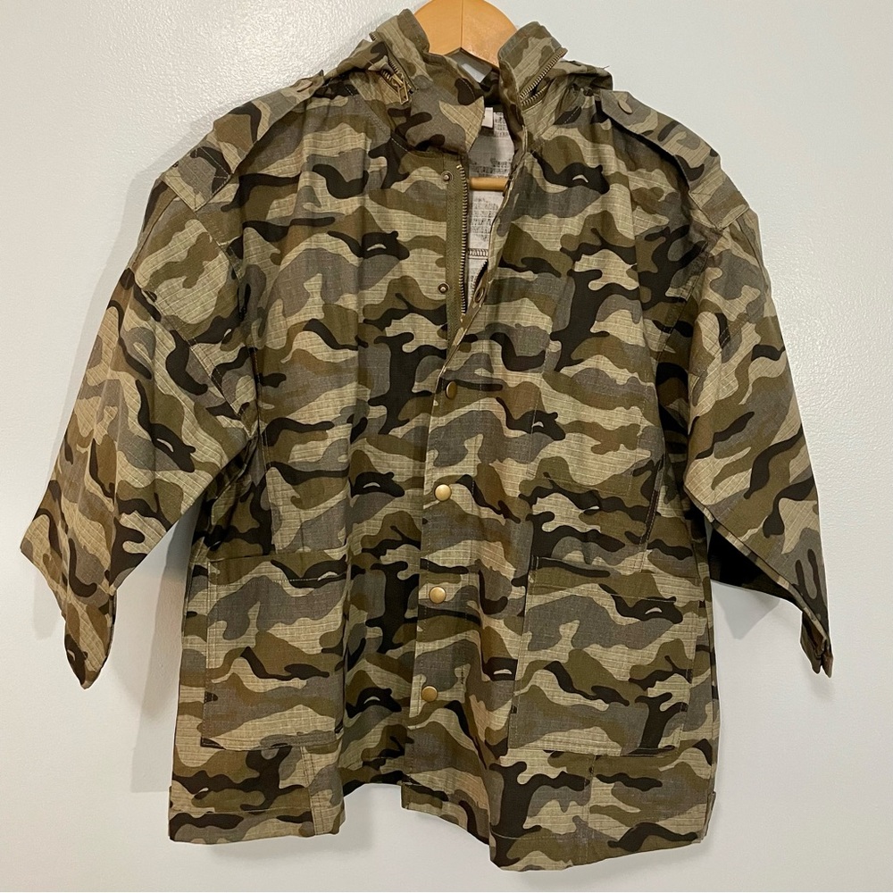 SugarLips Camo Boxy Fit Field Jacket Loose Size S